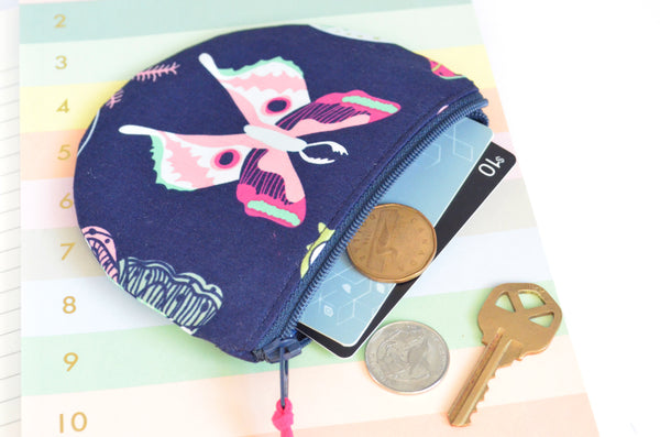 Butterfly Round Coin Purse