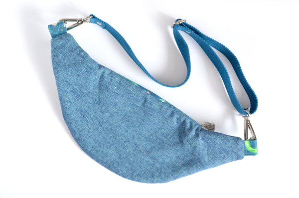 Teal Cactus Fanny Pack