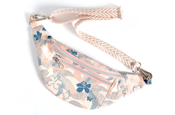 Light Pink Hibiscus Fanny Pack