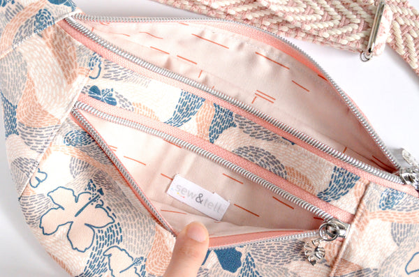 Light Pink Hibiscus Fanny Pack