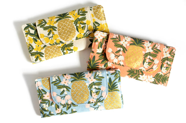 Rifle Paper Co Gold Pineapple Wallet