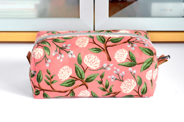 Bright Pink Peony Rifle Paper Co Toiletry Bag