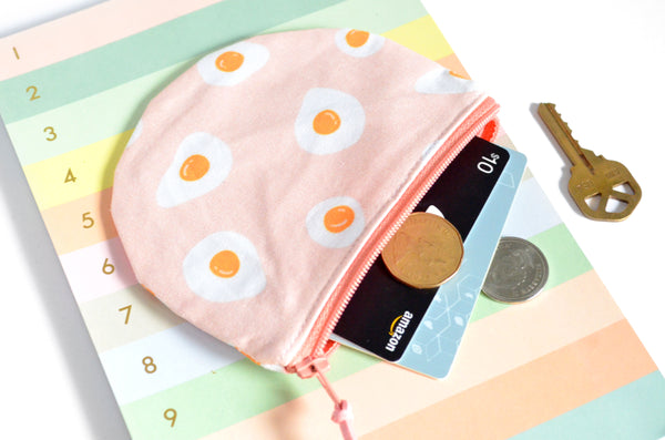 Sunny Side Up Round Coin Purse