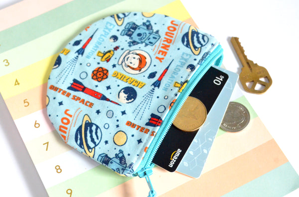 Outerspace Round Coin Purse