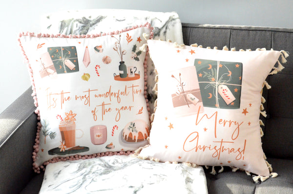 Bright Christmas Holiday Pillows