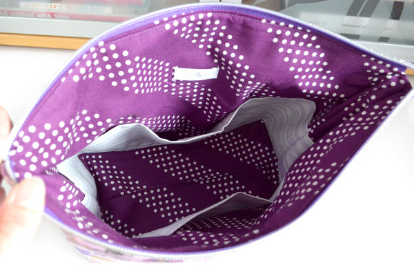 Purple Sweary Jumbo Toiletry Bag