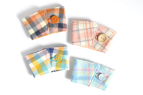 Bright Flannel Coffee Sleeves