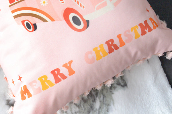 Retro Christmas Holiday Pillows