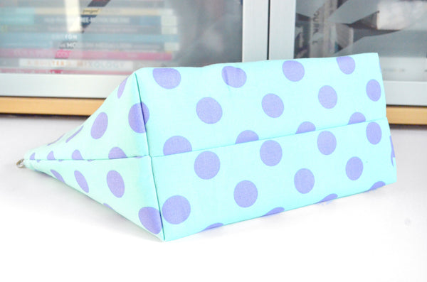 Classic Dots in Blue Jumbo Toiletry Bag