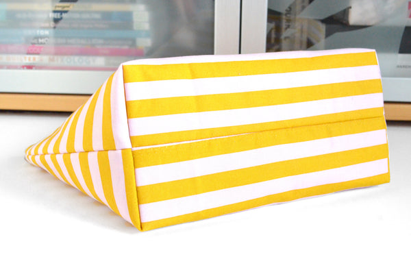 Classic Stripes in Yellow Jumbo Toiletry Bag