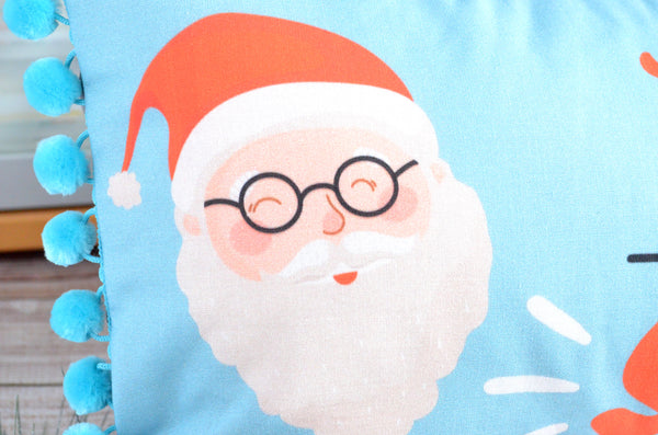Pillow Cover - 11" x 23" Santa, It's a Long Story