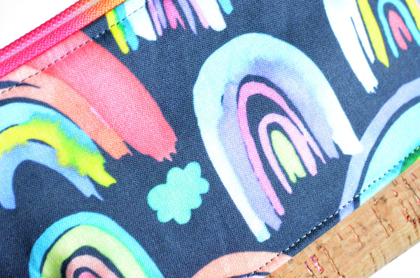 Watercolour Rainbows - Mini Essential Oil Bag
