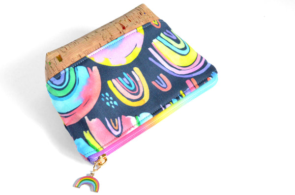 Watercolour Rainbows - Mini Essential Oil Bag