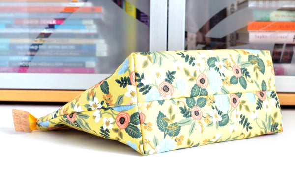 Rifle Paper Co Yellow Birch Floral Jumbo Toiletry Bag
