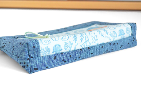 Sink or Swim Sailors Double-Zip Wristlet