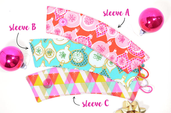 Bright Holiday Coffee Sleeve