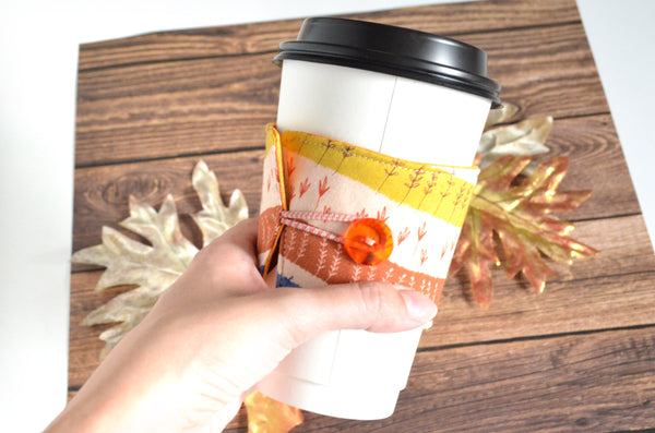 Autumn Stripes Coffee Sleeve