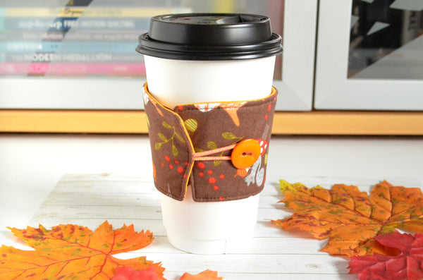 Fall Fox Coffee Sleeve