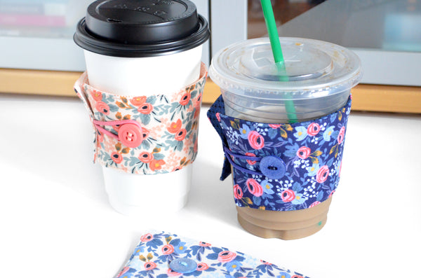 Rifle Paper Co Rosa Floral Coffee Sleeve