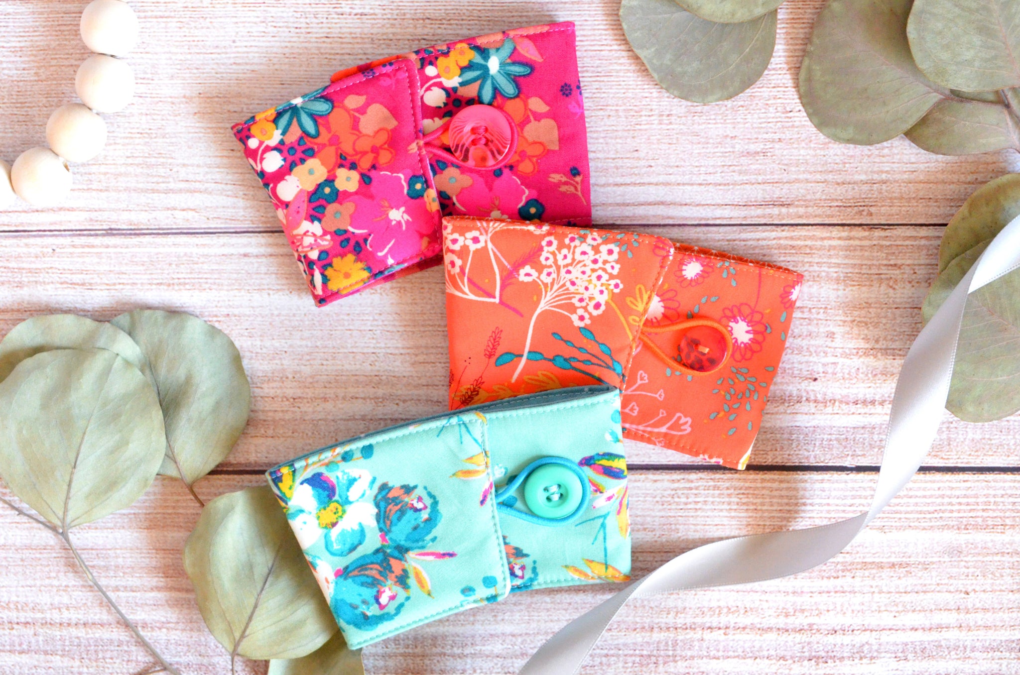 Bright Florals - Coffee Sleeve Gifting Set