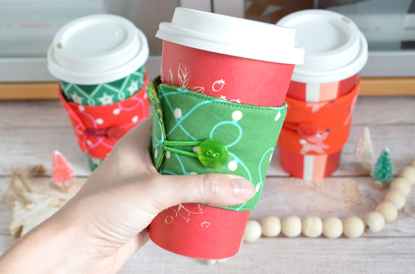 Red & Green Holiday Coffee Sleeve