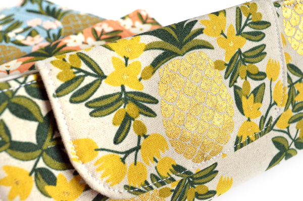 Rifle Paper Co Gold Pineapple Wallet