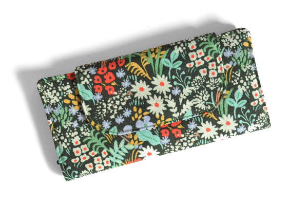 Hunter Green Rifle Paper Co Floral Wallet