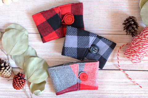 Favourite Plaids - Coffee Sleeve Gifting Set
