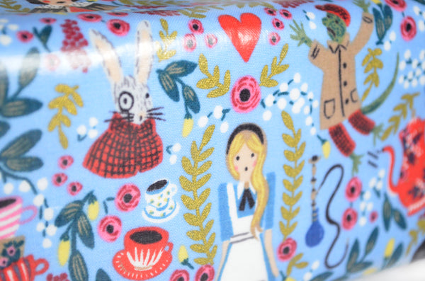 Alice in Wonderland Laminated Toiletry Bag