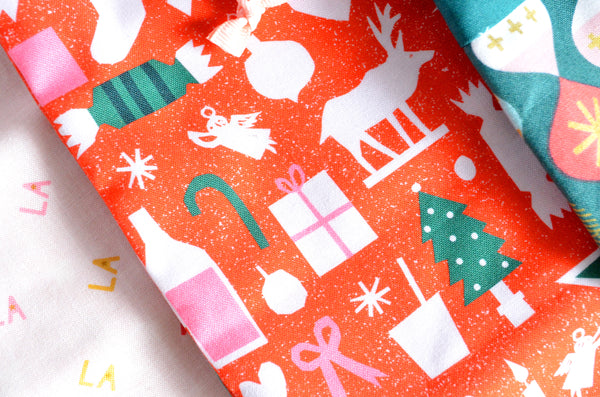 Festive Bear Holiday Fabric Gift Bags *New Sizes*