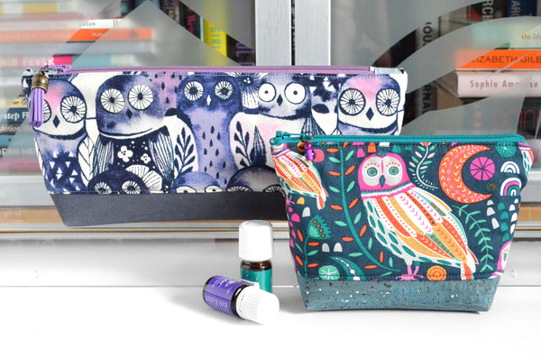 Purple Owl Essential Oil Bag