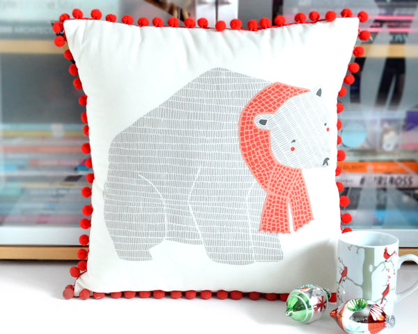 Pillow Cover - Polar Bear