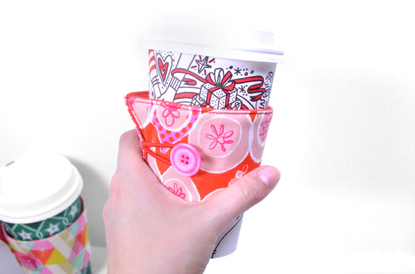 Bright Holiday Coffee Sleeve