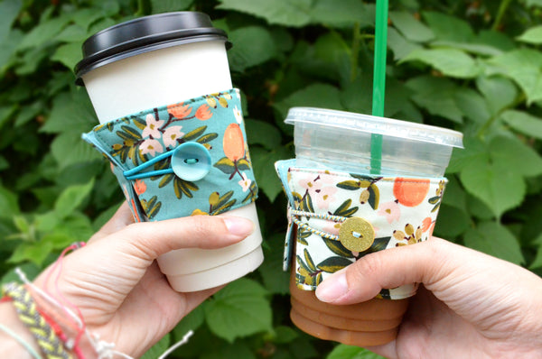 Rifle Paper Co Citrus Floral Coffee Sleeve