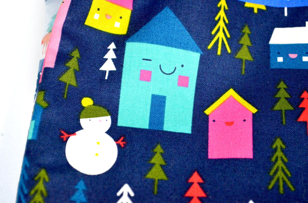 Bright Holiday Fabric Gift Bag *Regular Size*