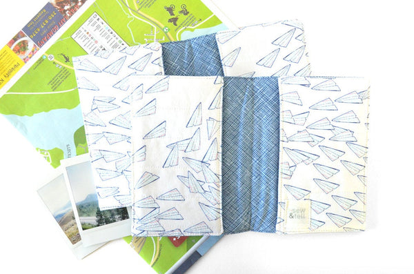 Paper Airplane Passport Cover
