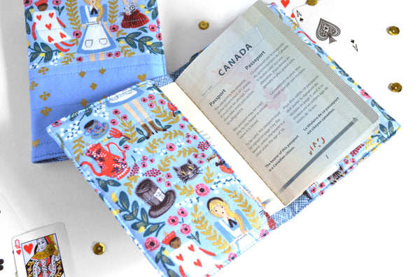 Alice in Wonderland Passport Cover