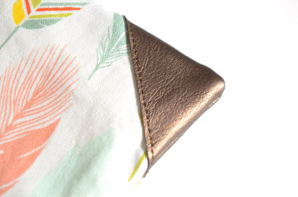 Pastel Feather Coin Purse
