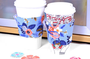 Periwinkle Rifle Paper Co Coffee Sleeve