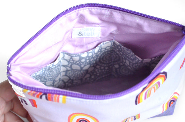 Purple Rainbow - Mini EO Bag & Roller Bottle Holder