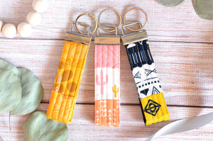 Yellow Patchwork Keychain Gifting Set