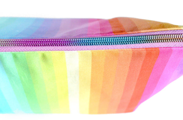 Rainbow Ombre Stripe - Jumbo & Boxy Toiletry Bags