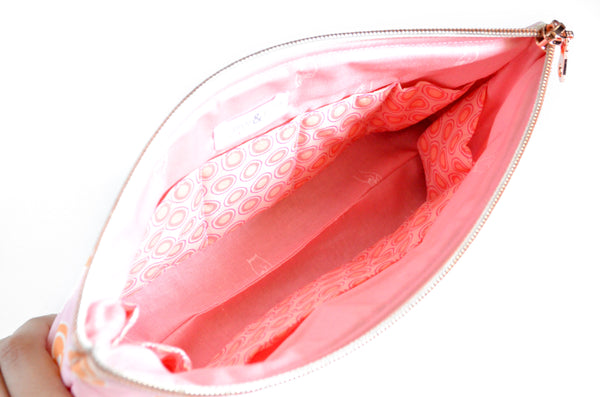 Pink Smiley Face - Large Essential Oil Bag