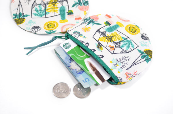 Greenhouse Round Coin Purse
