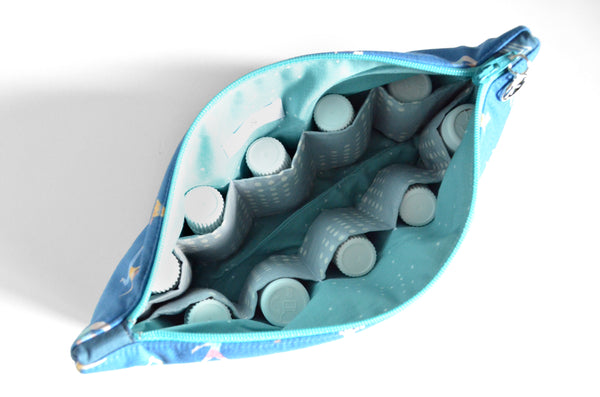 Blue Yoga Essential Oil Bag