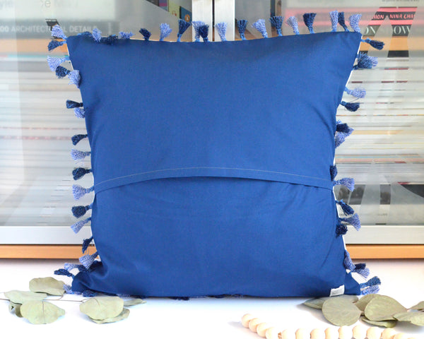 Pillow Cover - Rainbow Arches in Blue