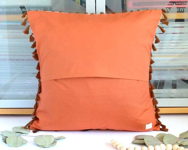 Pillow Cover - Mountain Range in Cinnamon