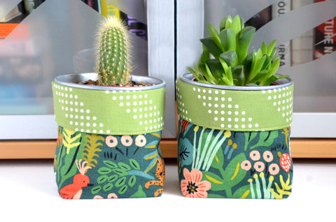 Rifle Paper Co. Jungle Fabric Plant Pot
