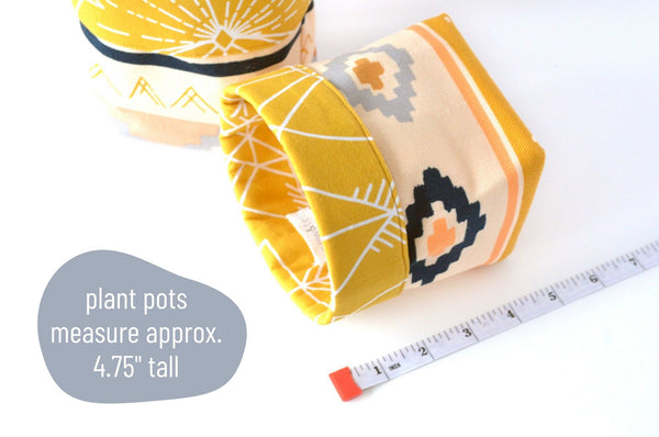 Rifle Paper Co Citrus Floral Fabric Plant Pot