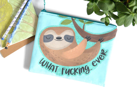 Large Pouch - Sassy Sloth